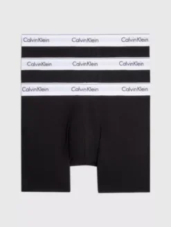 Calvin Klein Lot De 3 Boxers Longs - Modern Cotton