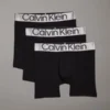Calvin Klein Lot De 3 Caleçons - Steel Cotton