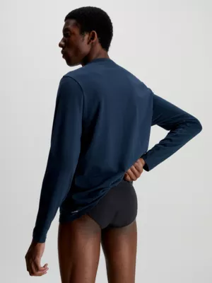 Calvin Klein Haut De Pyjama Manches Longues - Cotton Stretch â Image 3