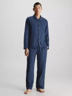 Calvin Klein Ensemble De Pyjama Long En Flanelle