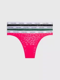 Calvin Klein Lots De 3 Slips Brésiliens En Dentelle