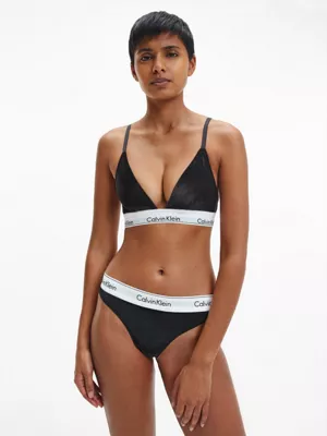 Calvin Klein Soutien-gorge Triangle Velours - Modern Cotton â Image 2