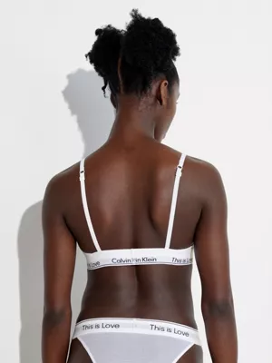 Calvin Klein Soutien-gorge Triangle En Maille - Pride â Image 3