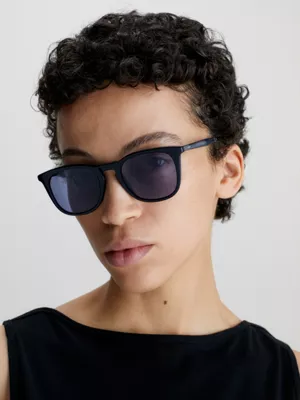 Calvin Klein Lunettes De Soleil Rondes CK23501S â Image 3