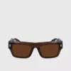 Calvin Klein Lunettes De Soleil Carrées CK23504S