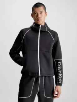 Calvin Klein Sweat-shirt à Capuche Zippé Avec Logo