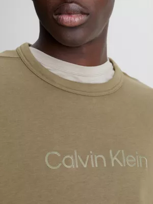 Calvin Klein Sweat Avec Logo En Tissu Ă©ponge De Coton â Image 3