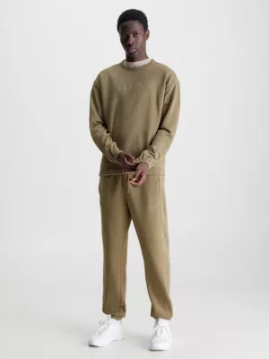 Calvin Klein Sweat Avec Logo En Tissu Ă©ponge De Coton â Image 4