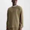 Calvin Klein Sweat Avec Logo En Tissu éponge De Coton