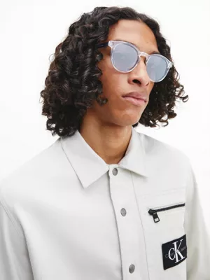 Calvin Klein Lunettes De Soleil Rectangulaires CKJ22643S â Image 4