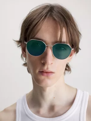 Calvin Klein Lunettes De Soleil Rondes CKJ23201S â Image 4