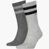 Calvin Klein Lot De 2 Paires De Socquettes Rayées