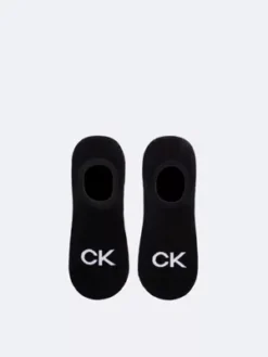 Calvin Klein Lot De 2 Paires De Chaussettes Invisibles Avec Logo