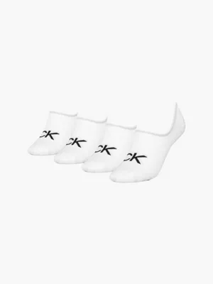 Calvin Klein Lot De 4 Paires De Chaussettes Invisibles