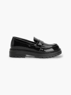 Calvin Klein Mocassins En Similicuir Verni Pour Enfant