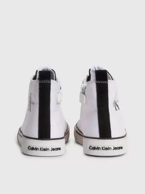 Calvin Klein Baskets Montantes En Toile Recyclée Pour Enfant – Image 4
