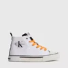 Calvin Klein Baskets Montantes En Toile Recyclée Pour Enfant