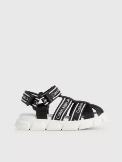 Calvin Klein Sandales Avec Logo Pour Enfant Et Jeune Enfant