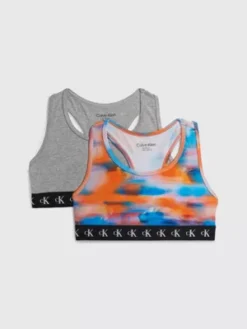 Calvin Klein Lot De 2 Brassières Pour Fille - CK Monogram