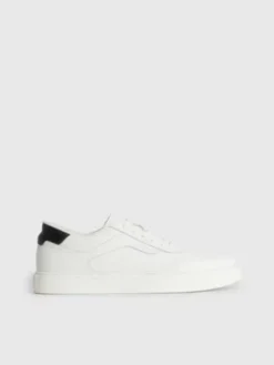 Calvin Klein Baskets En Cuir Et Maille