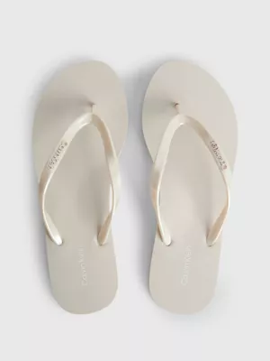 Calvin Klein Tongs Métallisées – Image 3