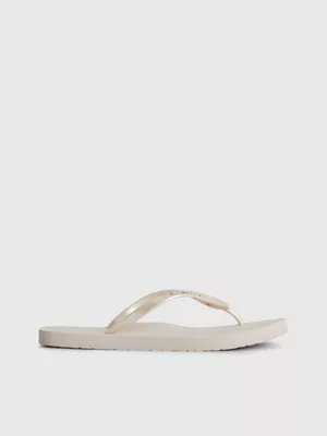 Calvin Klein Tongs Métallisées