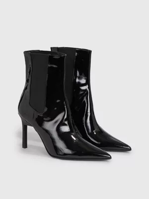 Calvin Klein Bottines Chelsea Ă Talons Aiguilles En Cuir Verni â Image 2