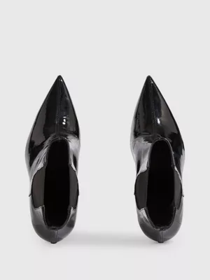 Calvin Klein Bottines Chelsea Ă Talons Aiguilles En Cuir Verni â Image 3