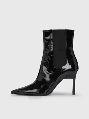 Calvin Klein Bottines Chelsea Ă Talons Aiguilles En Cuir Verni â Image 6