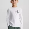 Calvin Klein T-shirt à Manches Longues Avec Logo