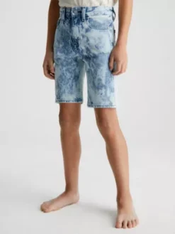 Calvin Klein Short Relaxed En Denim Tie Dye