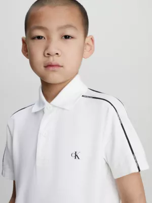 Calvin Klein Polo Avec Logo PassepoilĂ© â Image 3