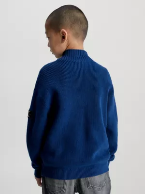 Calvin Klein Pull Relaxed Avec Demi-fermeture Ă©clair â Image 2