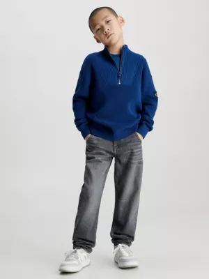 Calvin Klein Pull Relaxed Avec Demi-fermeture Ă©clair â Image 4