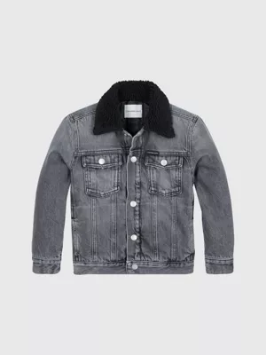 Calvin Klein Veste En Jean Ă Col En Sherpa â Image 5