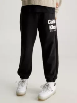 Calvin Klein Pantalon De Jogging Relaxed En Polaire Avec Logo