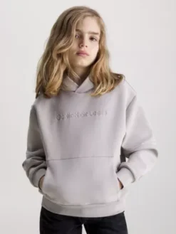 Calvin Klein Sweat-shirt à Capuche Relaxed Avec Logo En Maille 3D