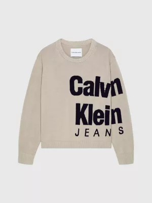 Calvin Klein Pull Relaxed Avec Logo â Image 5