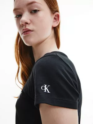 Calvin Klein T-shirt Slim En Coton Bio Avec Logo â Image 4