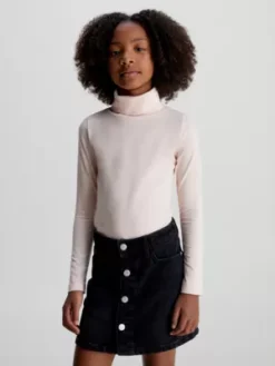 Calvin Klein Haut Slim à Col Roulé