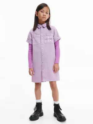 Calvin Klein Robe-chemise En Jean