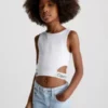 Calvin Klein Débardeur Ajouré Avec Logo