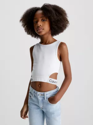 Calvin Klein Débardeur Ajouré Avec Logo