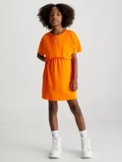 Calvin Klein Robe T-shirt Superposée