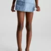 Calvin Klein Jupe-short En Denim