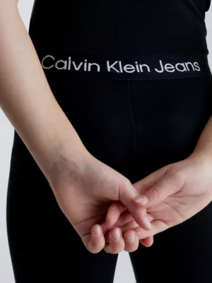 Calvin Klein Pantalon Punto Milano Fendu â Image 3
