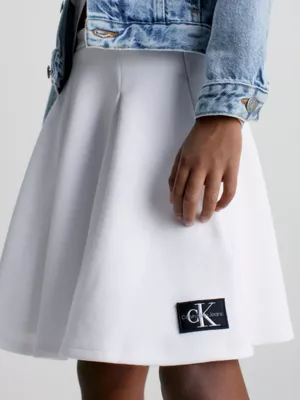 Calvin Klein Jupe Plissée En Piqué – Image 3