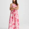 Calvin Klein Robe Longue Tie Dye