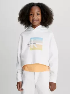 Calvin Klein Sweat à Capuche Boxy Avec Motif à Logo