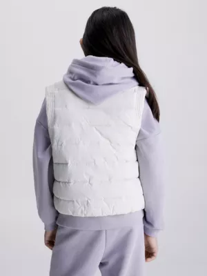 Calvin Klein Veste Sans Manches Matelassée En Nylon Froissé – Image 2